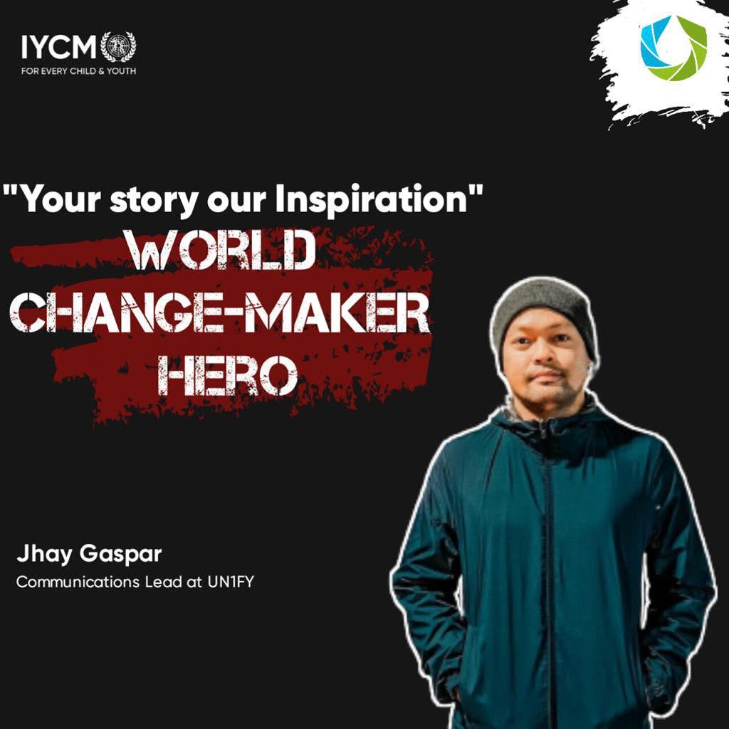 Dr. Jhay Gaspar — World Change-Maker Hero, International Youth Change Maker (IYCM)